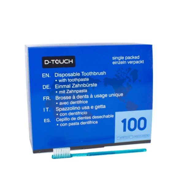 d-touch Einmalzahnbürsten grün  100St