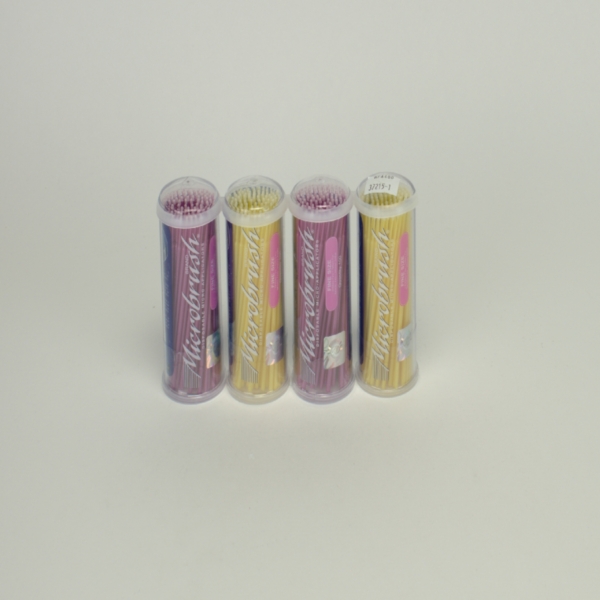Microbrush fine pink/Yellow 400St