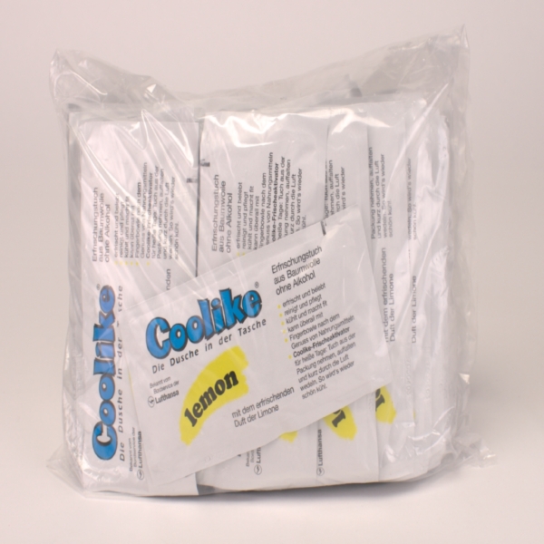 Erfrischungstücher lemon cool. 50St