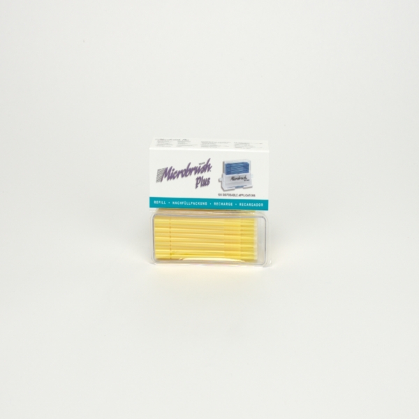 Microbrush plus fine gelb  100St