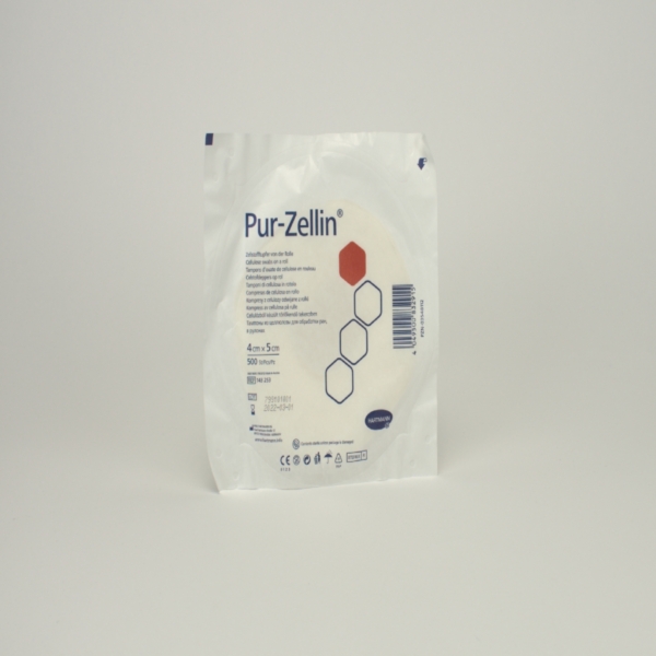 Pur-Zellin 4x5cm steril 500 St Rl