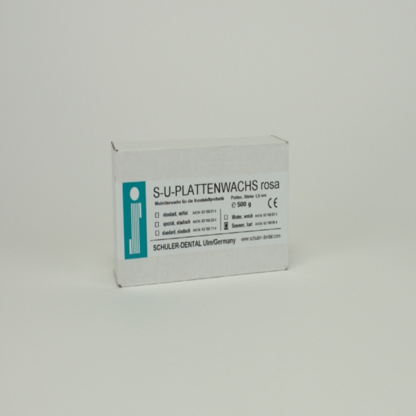 Plattenwachs rosa Sommer hart  500g