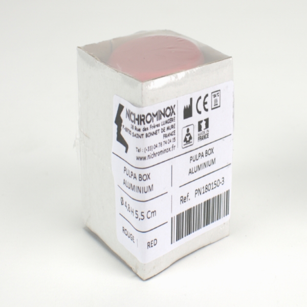 Pulpa Box rot rund 4,8x5,5cm St