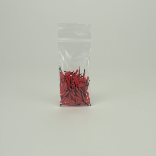 Pinseleinsätze fein rot 100St