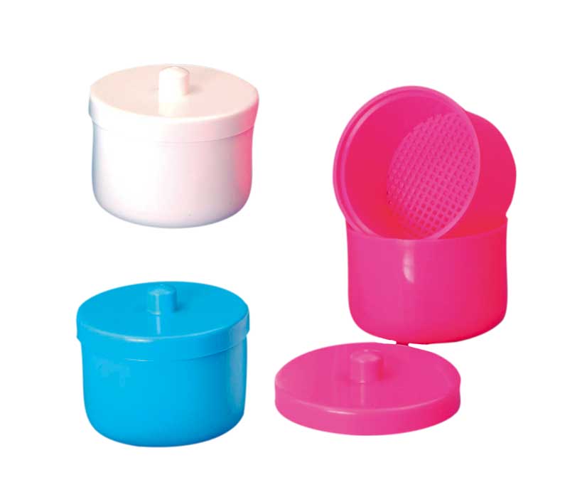 Aufbewahrungsbox für Prothesen pink  1St