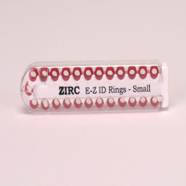 EZ-ID Markierungsringe klein rot 25St