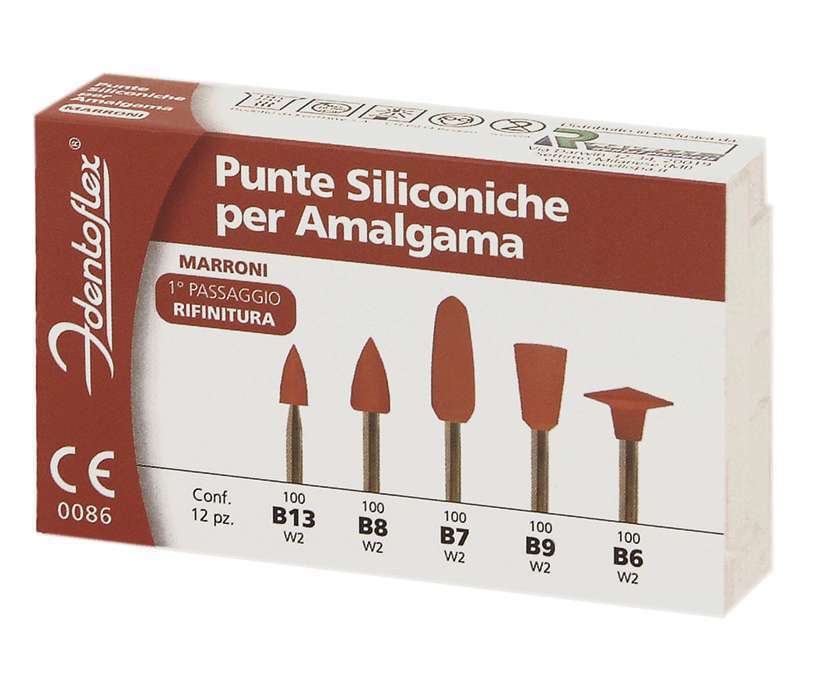 SILIKON-GUMMI IDENTOFLEX BRAUN B13 12St