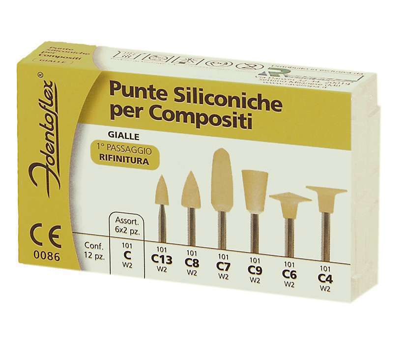 SILIKON-GUMMI IDENTOFLEX GELB C8 12St