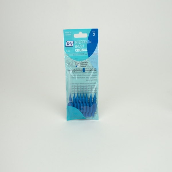 Interd.Bürsten 0,6mm blau 8St