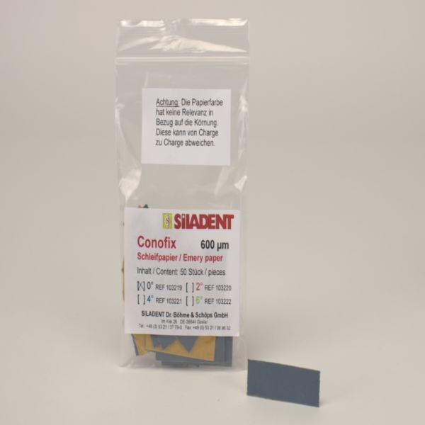 Conofix Schleifpapier 0° 600 50St