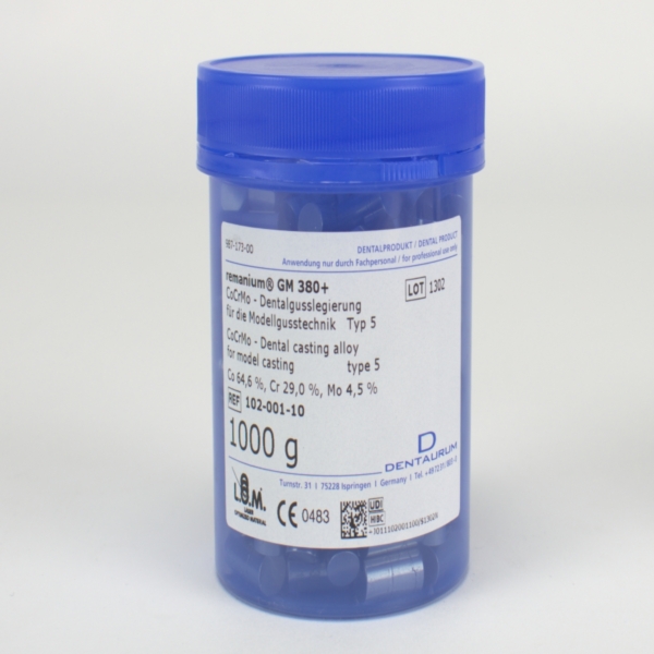 Remanium GM 380 Gussmetall 1Kg