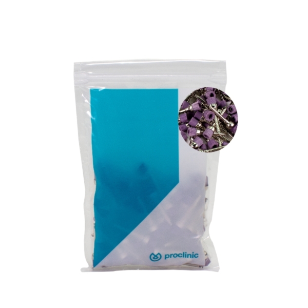 Polierbürsten Nylon med. lila Wst  100St
