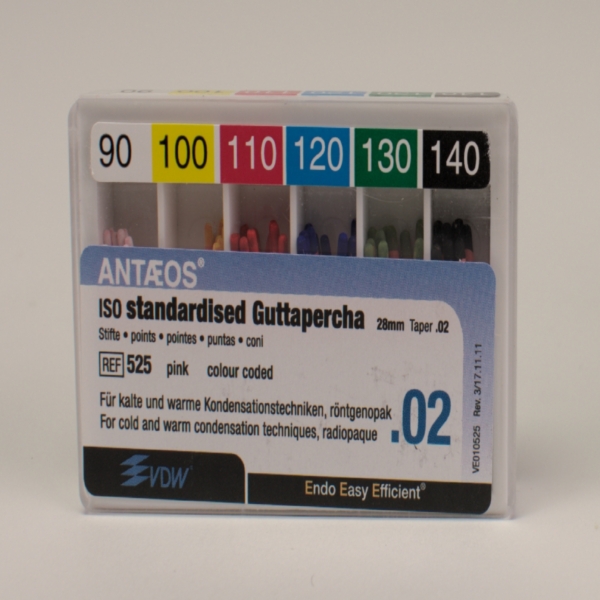Guttapercha Stifte Tap.02 90-140  60St