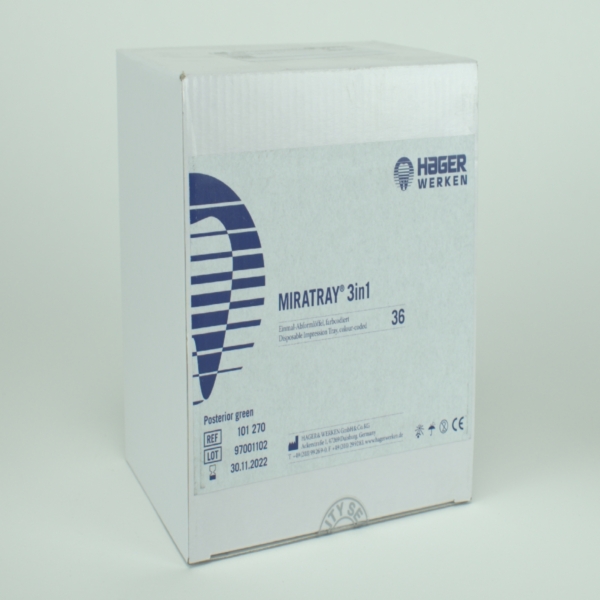 Miratray 3in1 Posterior grün  36St