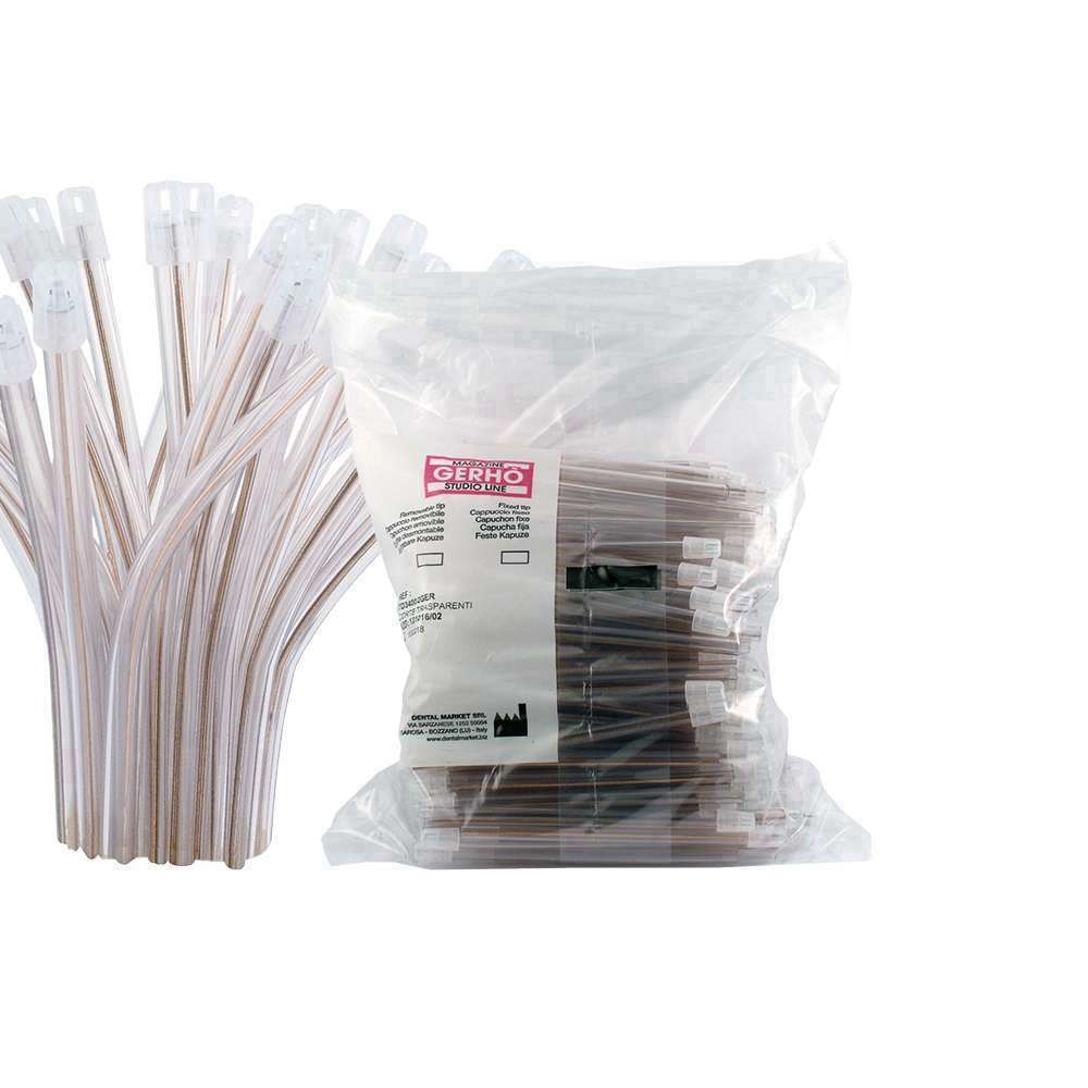 Einwegsauger Transparent 13cm - 250St
